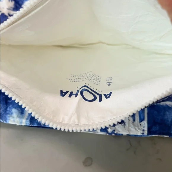 🌴 ALOHA Collection Palm Print Tote + 3-Pouch Set 🌴 - Picture 3 of 7